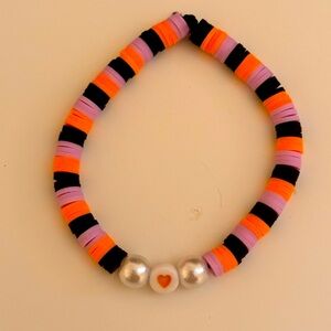 cute preppy halloween heart bracelet 🫶🏻